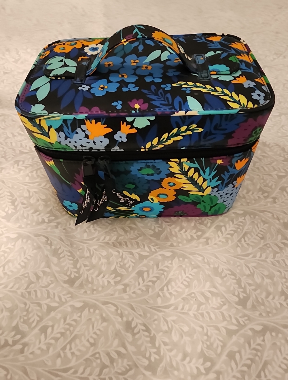 Vera Bradley Midnight Blues Choo Choo Travel Case